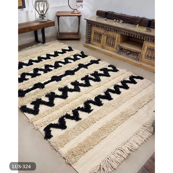 Handmade pure wool rug - 200x150cm - LUS-324