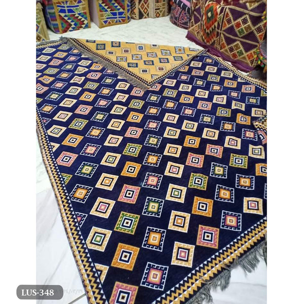 Handmade double face rug - 200x140cm - LUS-348