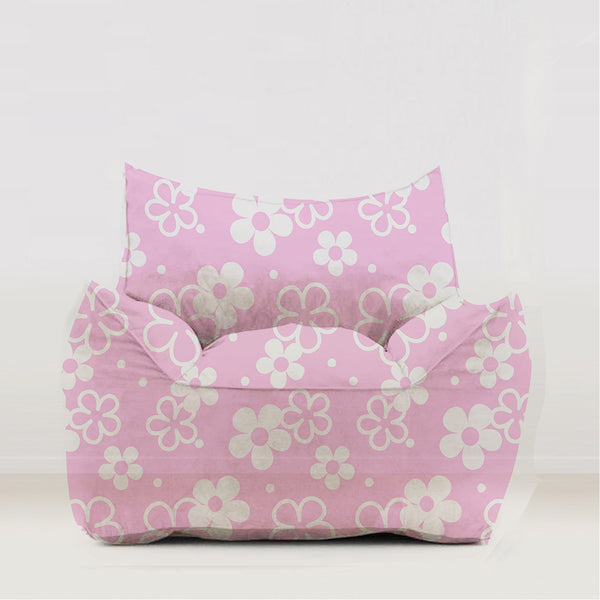 Children's plush bean bag with linen - PRV-189