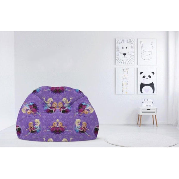 Children's plush bean bag with linen -PRV-058