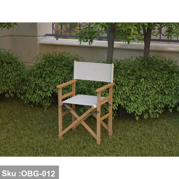 كرسي مخرج خشب زان احمر - OBG-012