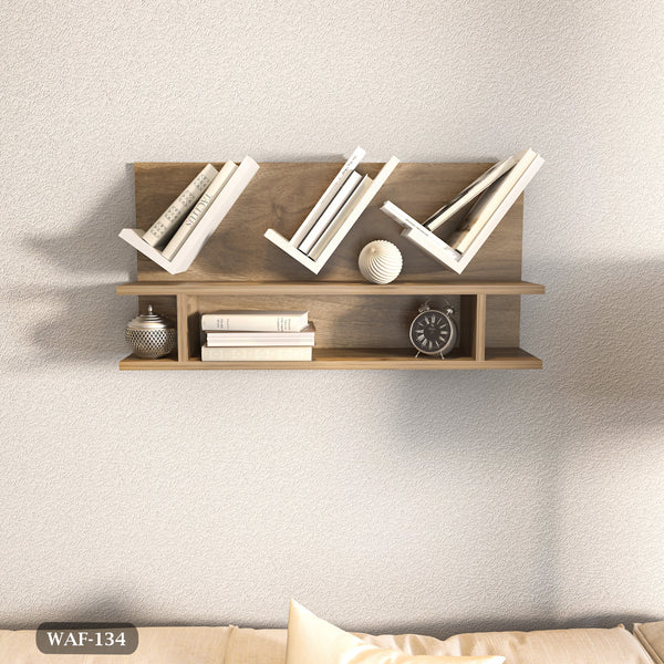 Decorative wall shelves - high quality MDF wood - WAF-134