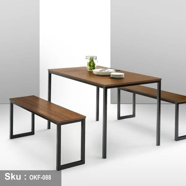 Wooden dining set - OKF-088