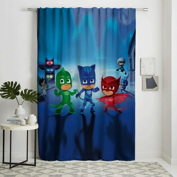 Velvet fabric children's curtain with linen - PRV-123