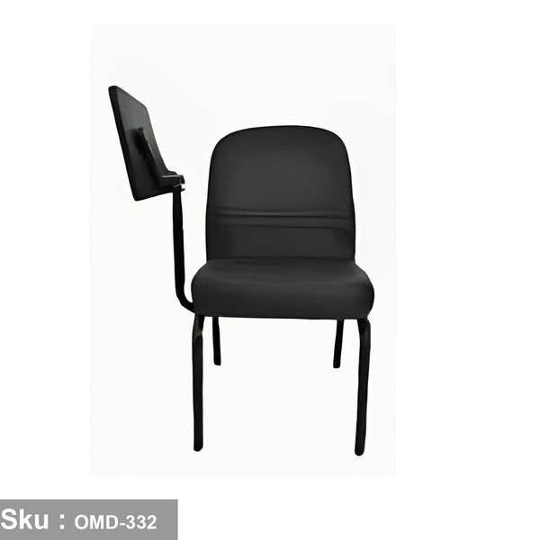 Metal lecture chair - leather - OMD-332