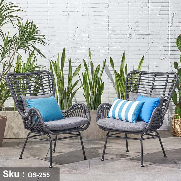 2 Chair Set from Rattan - OS-255