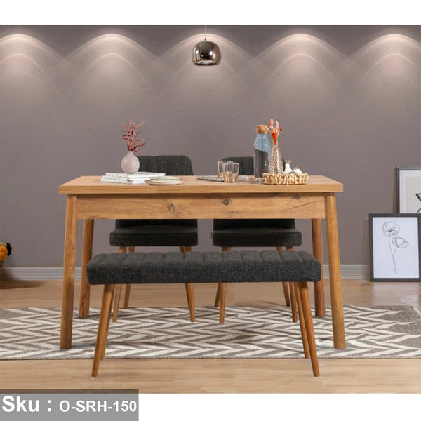Wooden dining set - O-SRH-150