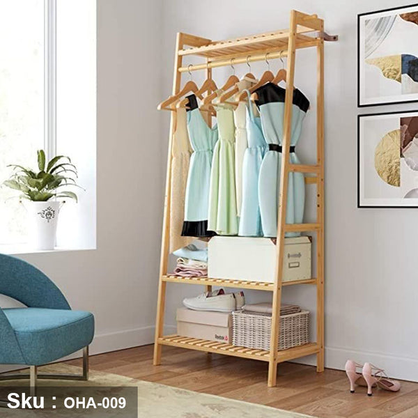 Musky Wooden Clothes Holder - OHA-009