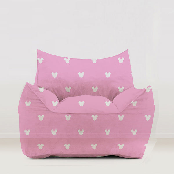 Children's plush bean bag with linen - PRV-182