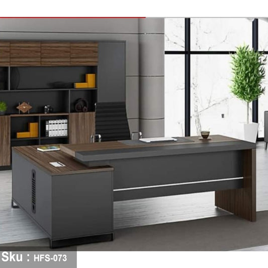 High-Quality MDF Wood Manager's Desk - HFS-073