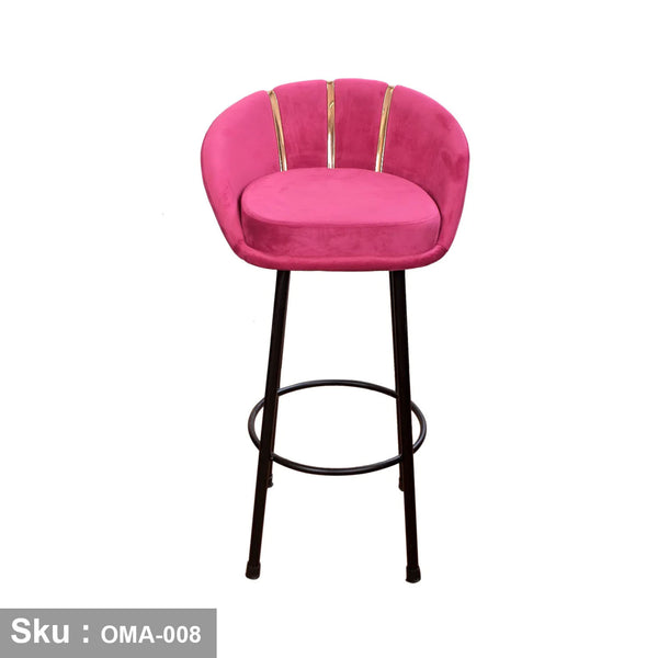 Velvet Bar Chair - OMA-008