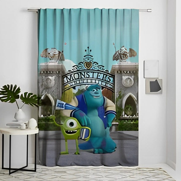 Velvet fabric children's curtain with linen - PRV-118