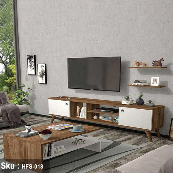 TV table and coffee table made of high-quality MDF wood - HFS-018
