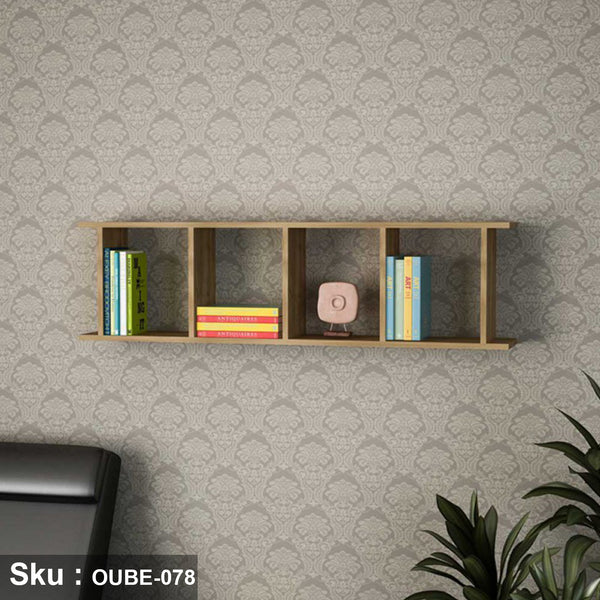 High quality MDF wood wall shelves - OUBE-078