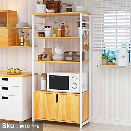 Electrostatic paint metal kitchen storage unit -MTC-146