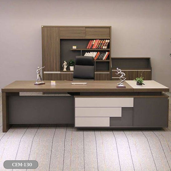 High quality Spanish MDF wood manager desk - CEM-130