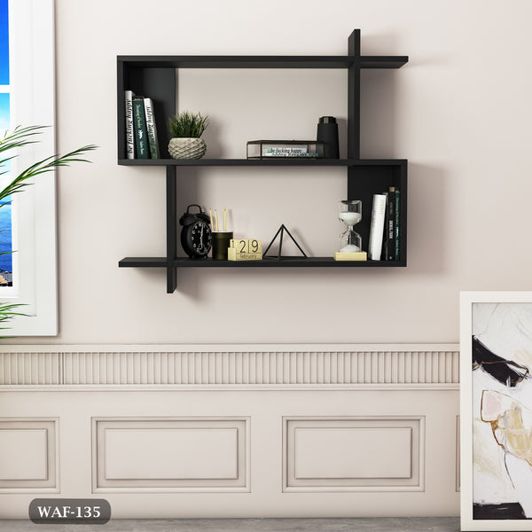 Decorative wall shelves - high quality MDF wood - WAF-135