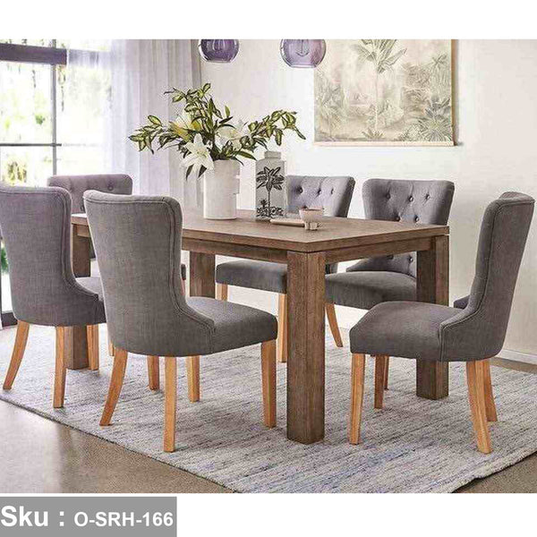 Wooden dining set -O-SRH-166