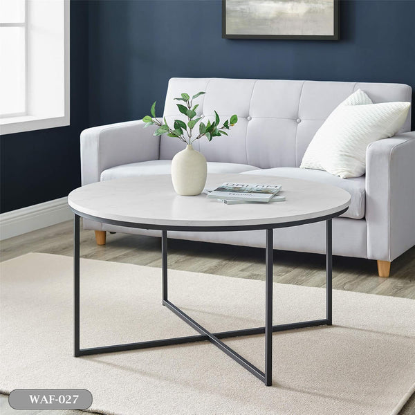 MDF and metal coffee table - WAF-027