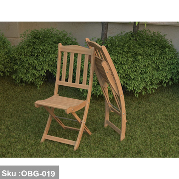 كرسي خشب زان احمر - OBG-019