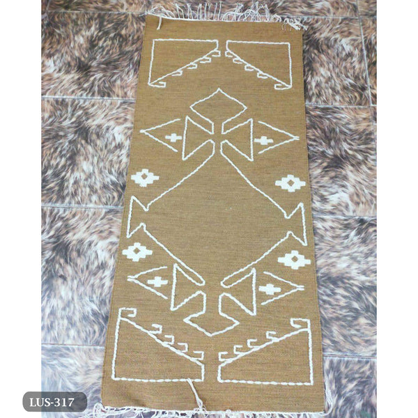 Handmade pure wool rug - 200x150cm - LUS-317