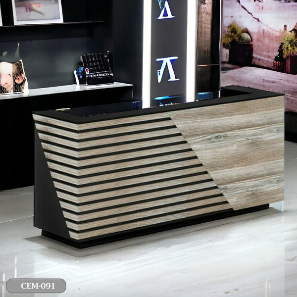 مكتب استقبال - Reception Counter - خشب MDF اسباني - CEM-091