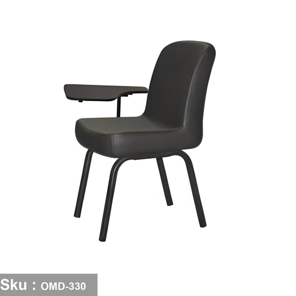 Metal lecture chair - leather - OMD-330