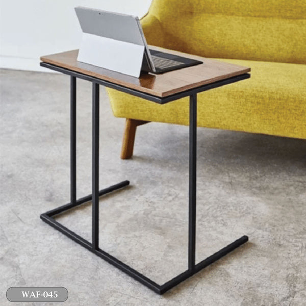 Side table made of MDF wood and metal - WAF-045