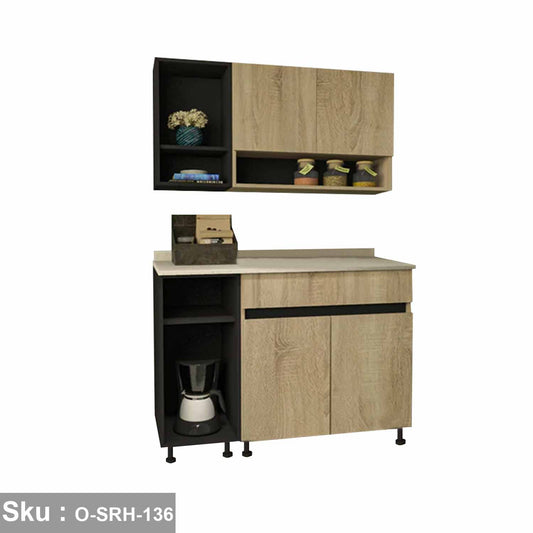 مطبخ قطعتين خشب MDF عالي الجودة - O-SRH-136