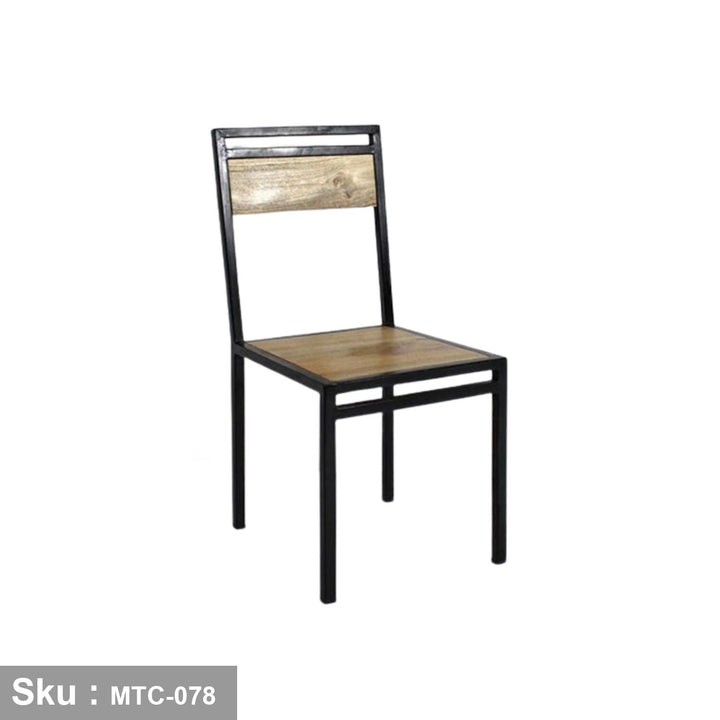 كرسي حديد وخشب ملامين - MTC-078 - اوسكار رتان