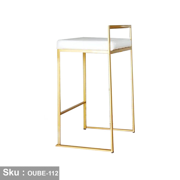Steel bar chair with hot paint - OUBE-112