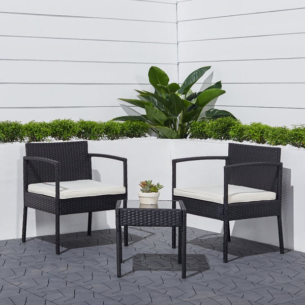 Armada Rattan Set with 2 Chairs and a Table