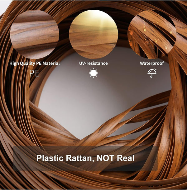 RT-082 Pure rattan from polyethylene with warranty upon request