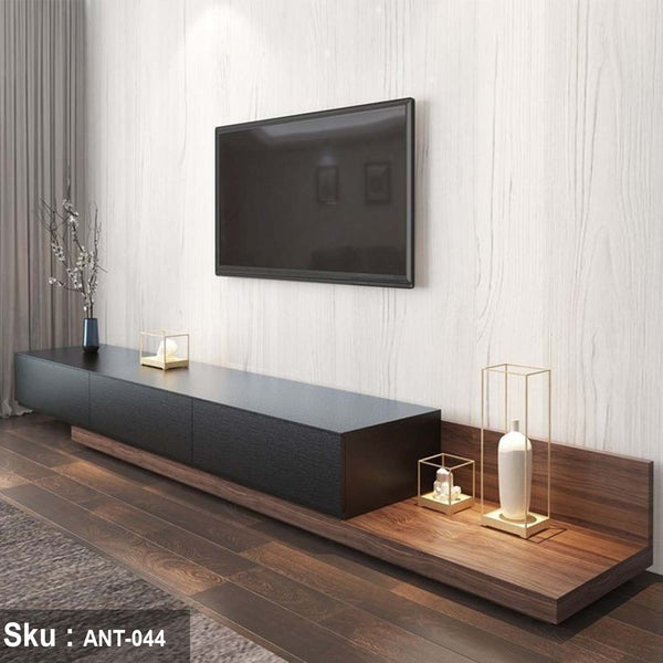 Solid MDF wood TV table