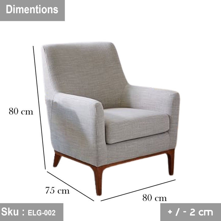 إيزاك كرسي ساده جانبى خشب زان - ELG-002 - اوسكار رتان