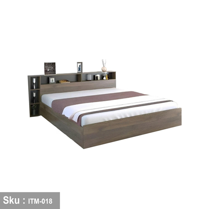 سرير خشب MDF اسباني - ITM-018 - 200cmX180cm  - اوسكار رتان